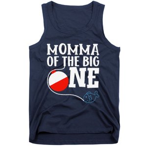 Momma Of The Big One Fishing Boy First Birthday Ofishally Tank Top