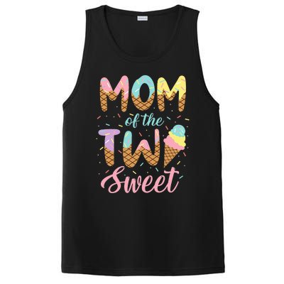 Mom Of The Two Sweet Birthday Girl Ice Cream Lovers 2nd PosiCharge Competitor Tank