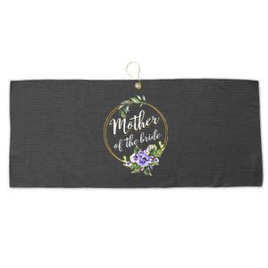 Mother Of The Bride Wedding Bridal Shower Mom Matching Large Microfiber Waffle Golf Towel