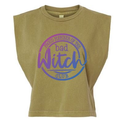 Member Of The Bad Witch Club Cool Gift Garment-Dyed Women's Muscle Tee