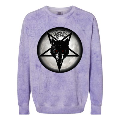 Mark Of The Werewolf Design Colorblast Crewneck Sweatshirt