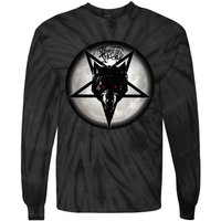 Mark Of The Werewolf Design Tie-Dye Long Sleeve Shirt