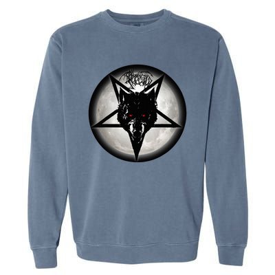 Mark Of The Werewolf Design Garment-Dyed Sweatshirt