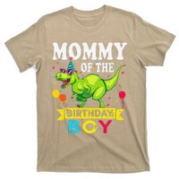 Mommy Of The Birthday Boy TRex RAWR Dinosaur Birthday Boy T-Shirt