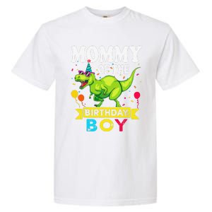 Mommy Of The Birthday Boy TRex RAWR Dinosaur Birthday Boy Garment-Dyed Heavyweight T-Shirt