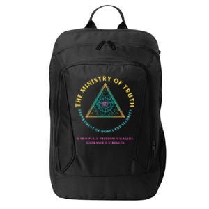 Ministry Of Truth Free Speech Anti Woke MAGA Republican City Backpack