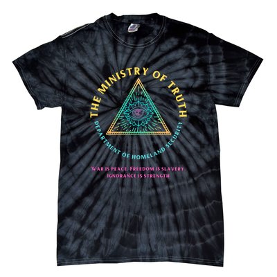 Ministry Of Truth Free Speech Anti Woke MAGA Republican Tie-Dye T-Shirt