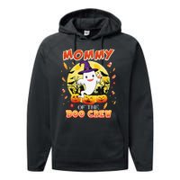 Mommy Of The Boo Crew Halloween Cute Ghost Pumpkin Scary Performance Fleece Hoodie