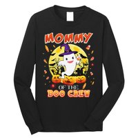 Mommy Of The Boo Crew Halloween Cute Ghost Pumpkin Scary Long Sleeve Shirt