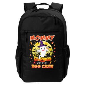 Mommy Of The Boo Crew Halloween Cute Ghost Pumpkin Scary Daily Commute Backpack