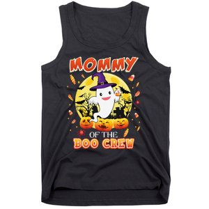 Mommy Of The Boo Crew Halloween Cute Ghost Pumpkin Scary Tank Top