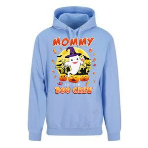 Mommy Of The Boo Crew Halloween Cute Ghost Pumpkin Scary Unisex Surf Hoodie