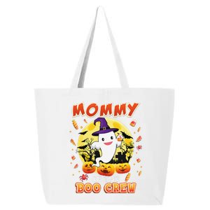 Mommy Of The Boo Crew Halloween Cute Ghost Pumpkin Scary 25L Jumbo Tote