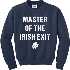 Master Of The Irish Exit Kids Sweatshirt