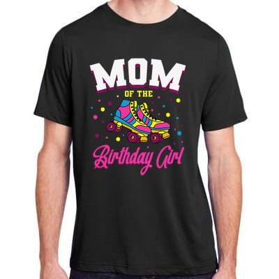 Mom of the Birthday  Roller Skates Bday Skating Party Adult ChromaSoft Performance T-Shirt