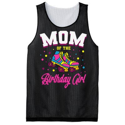 Mom of the Birthday  Roller Skates Bday Skating Party Mesh Reversible Basketball Jersey Tank