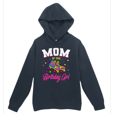 Mom of the Birthday  Roller Skates Bday Skating Party Urban Pullover Hoodie