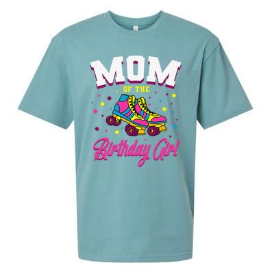 Mom of the Birthday  Roller Skates Bday Skating Party Sueded Cloud Jersey T-Shirt