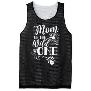 Mom Of The Wild One Mama Mother Mommy Sayings Mesh Reversible Basketball Jersey Tank