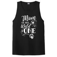 Mom Of The Wild One Mama Mother Mommy Sayings PosiCharge Competitor Tank