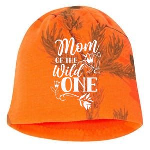 Mom Of The Wild One Mama Mother Mommy Sayings Kati - Camo Knit Beanie