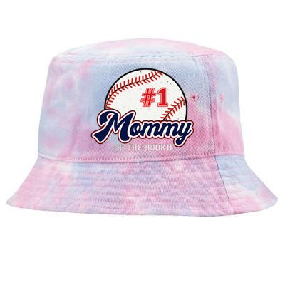 Mommy of the Rookie Tee Rookie of the Year Baseball Mama Tie-Dyed Bucket Hat