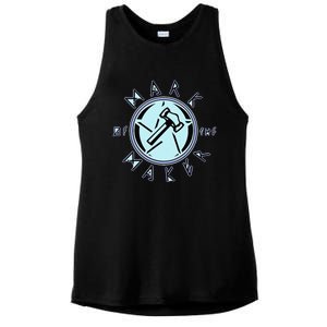 Mark Of The Maker Hammer Art Ladies PosiCharge Tri-Blend Wicking Tank