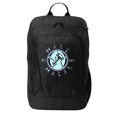 Mark Of The Maker Hammer Art City Backpack