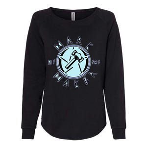 Mark Of The Maker Hammer Art Womens California Wash Sweatshirt