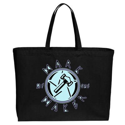 Mark Of The Maker Hammer Art Cotton Canvas Jumbo Tote