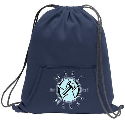 Mark Of The Maker Hammer Art Sweatshirt Cinch Pack Bag