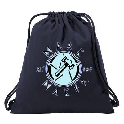 Mark Of The Maker Hammer Art Drawstring Bag