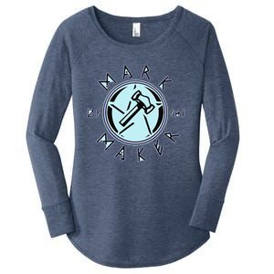 Mark Of The Maker Hammer Art Women's Perfect Tri Tunic Long Sleeve Shirt