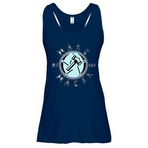 Mark Of The Maker Hammer Art Ladies Essential Flowy Tank