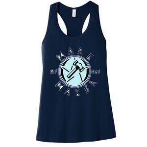 Mark Of The Maker Hammer Art Women's Racerback Tank