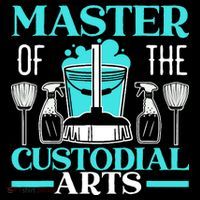 Master Of The Custodial Arts Janitor School Custodian Impact Tech Backpack
