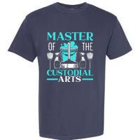 Master Of The Custodial Arts Janitor School Custodian Garment-Dyed Heavyweight T-Shirt