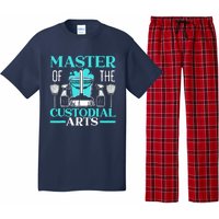 Master Of The Custodial Arts Janitor School Custodian Pajama Set