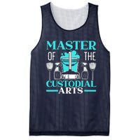 Master Of The Custodial Arts Janitor School Custodian Mesh Reversible Basketball Jersey Tank