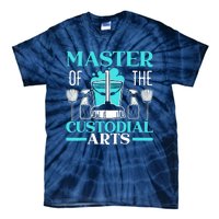 Master Of The Custodial Arts Janitor School Custodian Tie-Dye T-Shirt