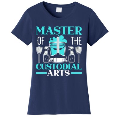 Master Of The Custodial Arts Janitor School Custodian Women's T-Shirt