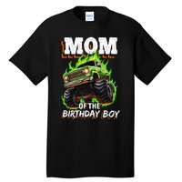 Mom Of The Birthday Boy Monster Truck Birthday Novelty Tall T-Shirt