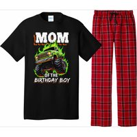 Mom Of The Birthday Boy Monster Truck Birthday Novelty Pajama Set