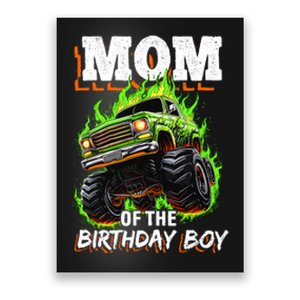 Mom Of The Birthday Boy Monster Truck Birthday Novelty Poster