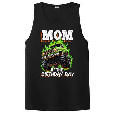 Mom Of The Birthday Boy Monster Truck Birthday Novelty PosiCharge Competitor Tank