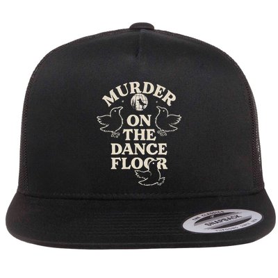Murder On The Dance Floor Crows Flat Bill Trucker Hat