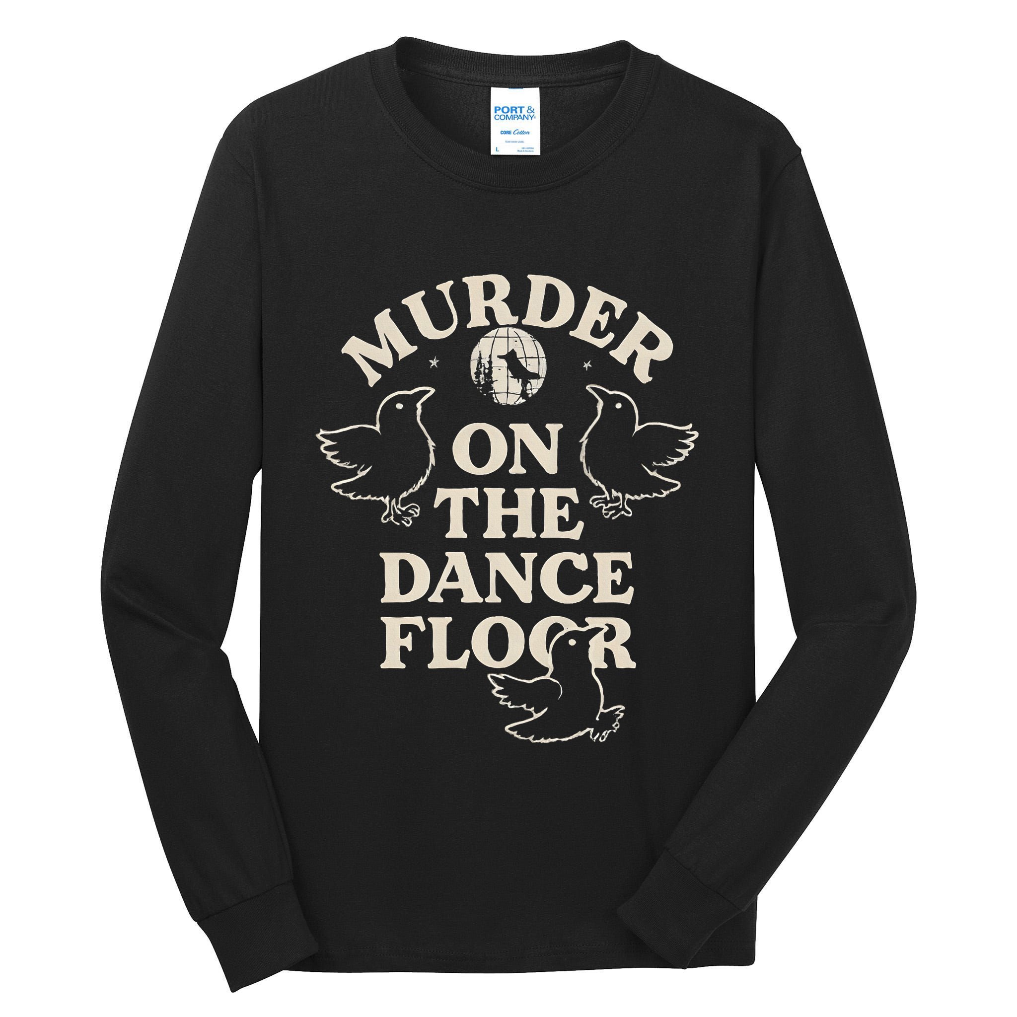Murder On The Dance Floor Crows Tall Long Sleeve T-Shirt