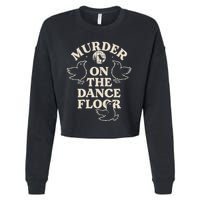 Murder On The Dance Floor Crows Cropped Pullover Crew