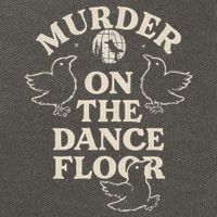 Murder On The Dance Floor Crows Cotton Canvas Backpack