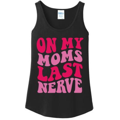 Mommy Of The Birthday Girl Unicorn Flossing MomOn My Mom's Last Nerve Ladies Essential Tank